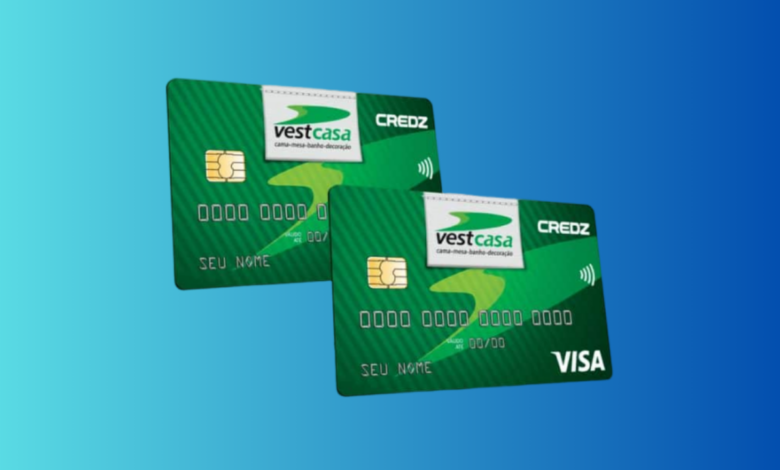 Cartão de Crédito Vestcasa Bandeira Visa!
