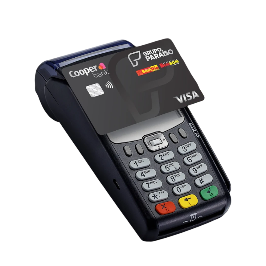 Cartão de Crédito Paraíso Pay Visa do COOPER BANK